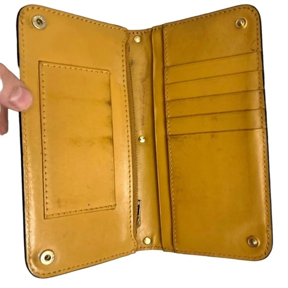 Sophia hulme black leather wallet